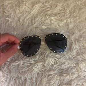 Stylish Black and Gold Sunglasses